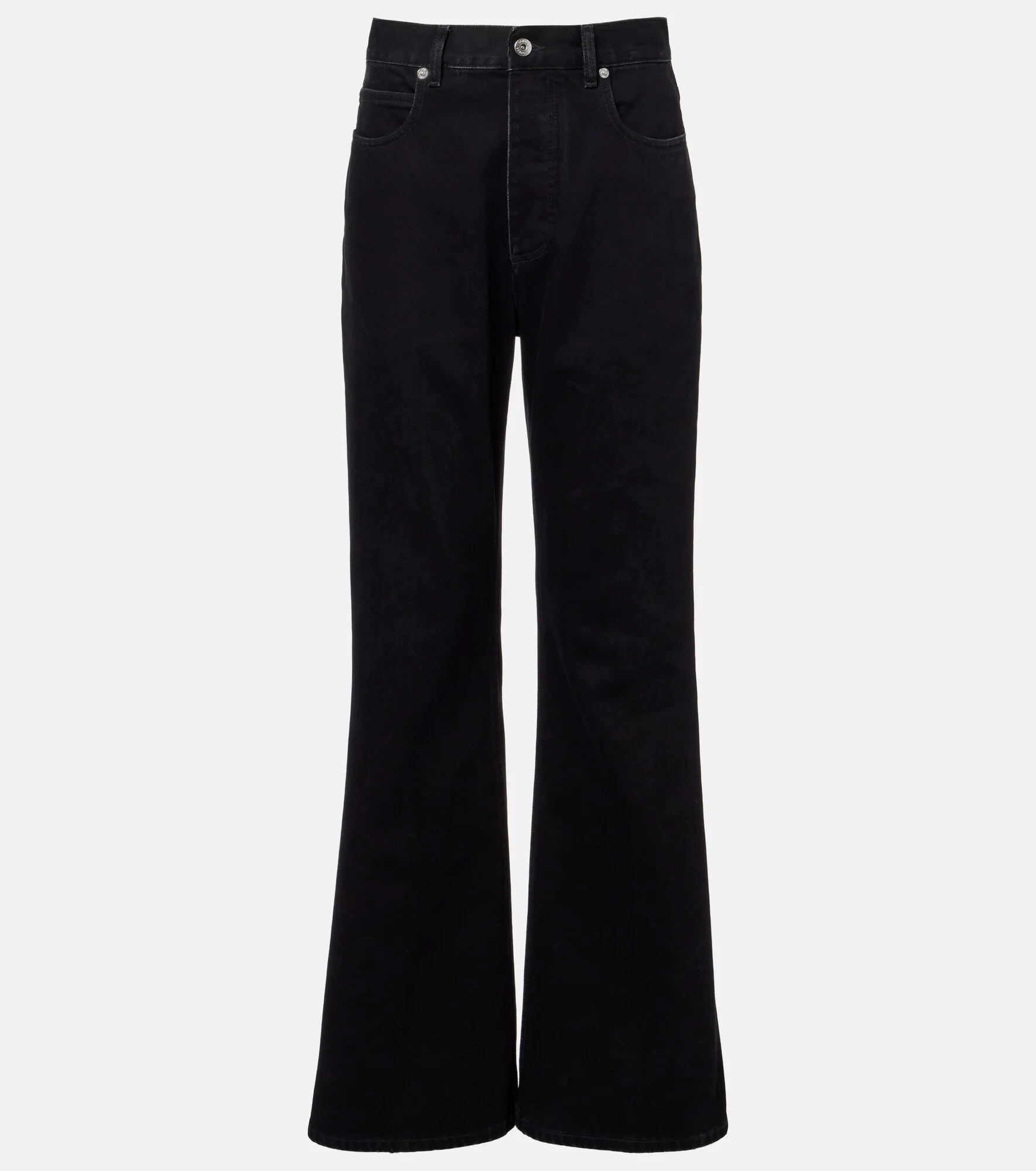 Intrecciato flared jeans - 1