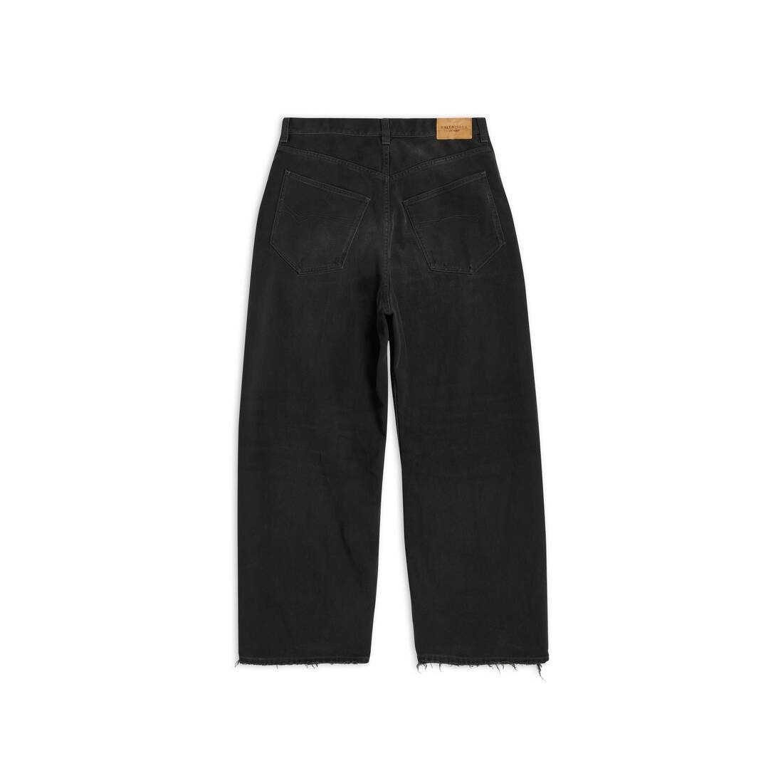 Men's Large Baggy Jeans in Black - 9