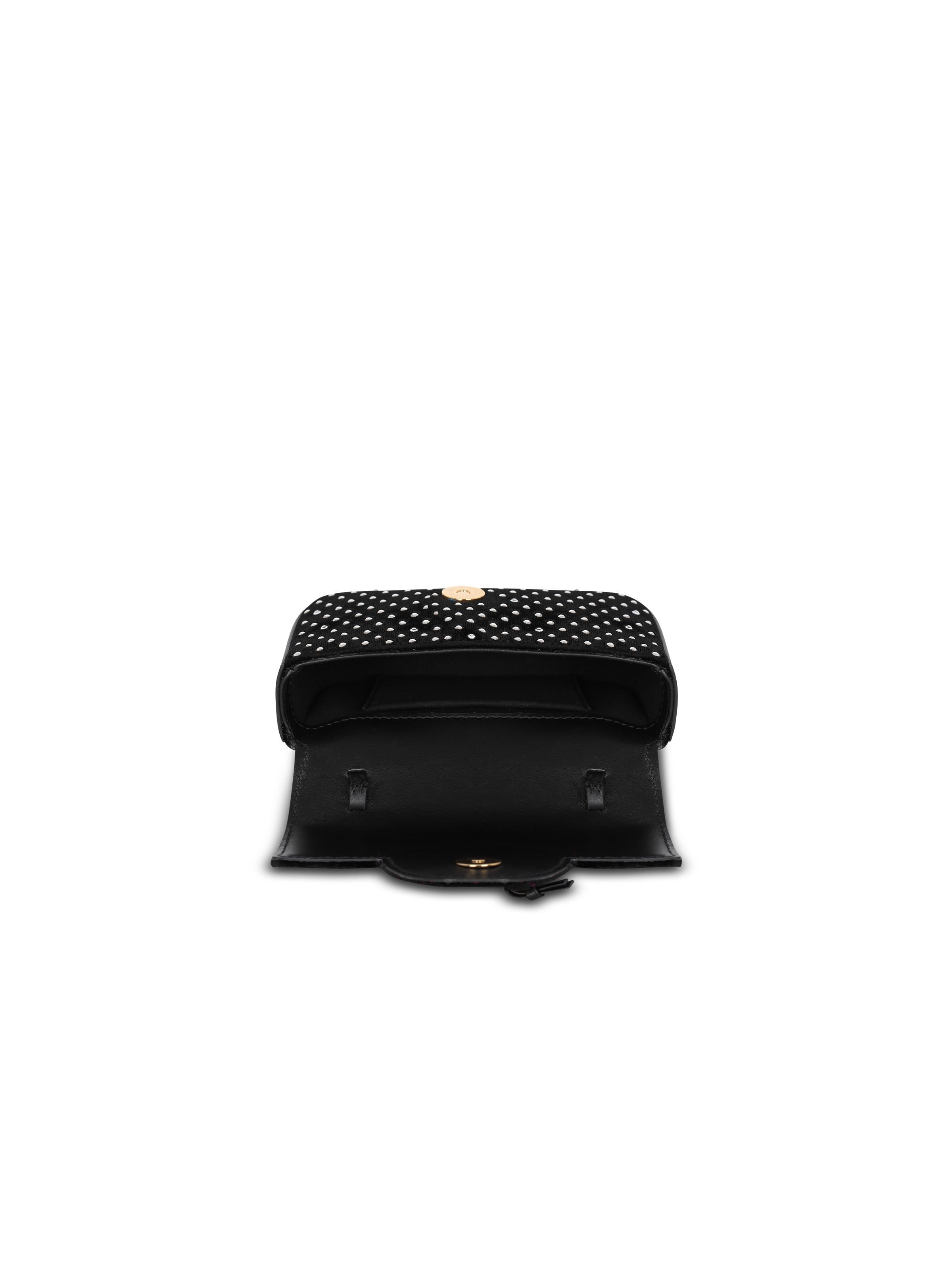 B-Buzz mini velvet and crystal bag - 5