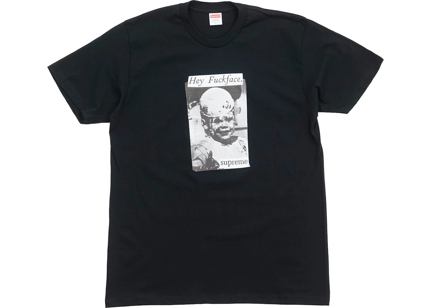 Supreme Fuck Face Tee Black - 1