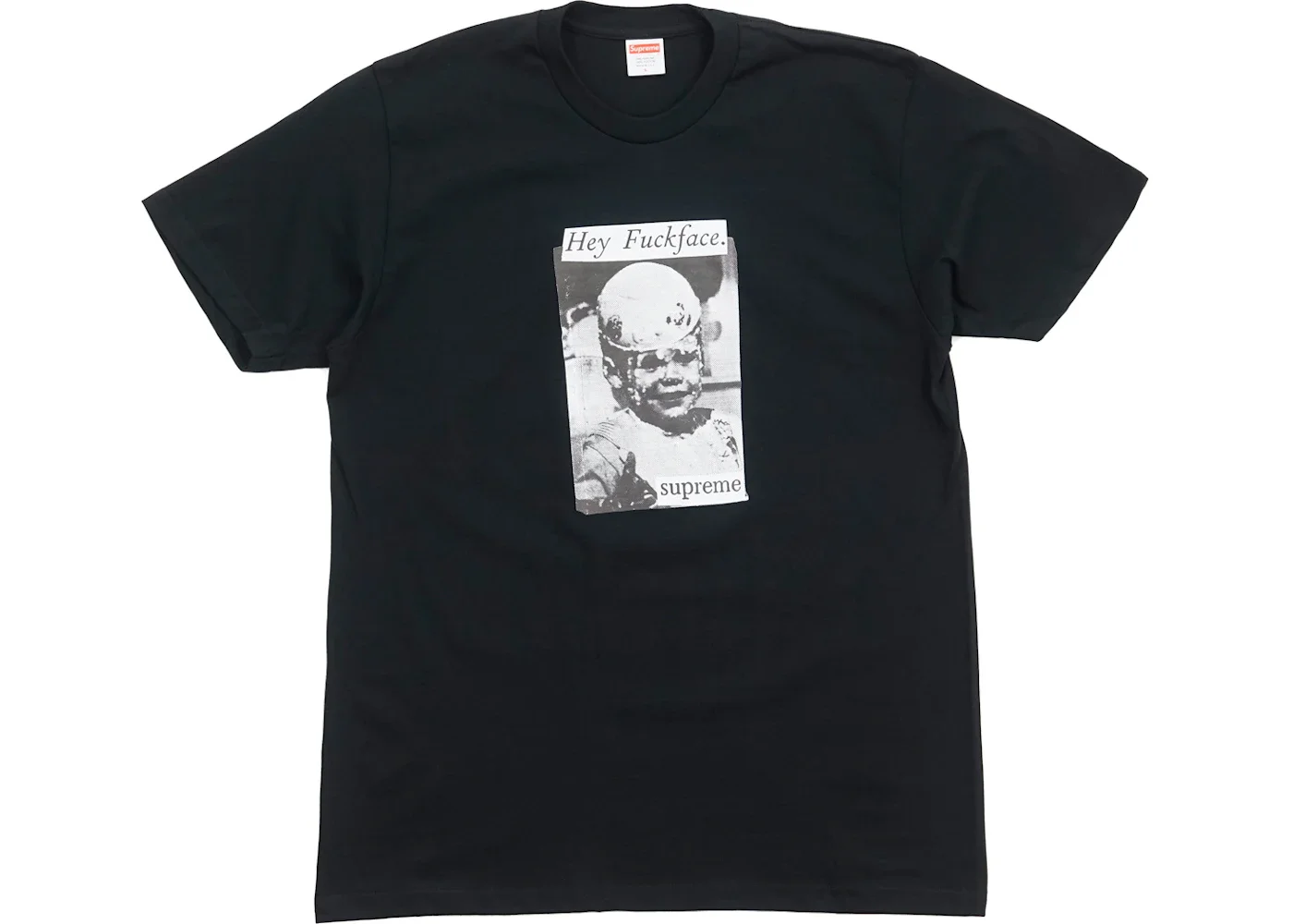 Supreme Fuck Face Tee Black - 1