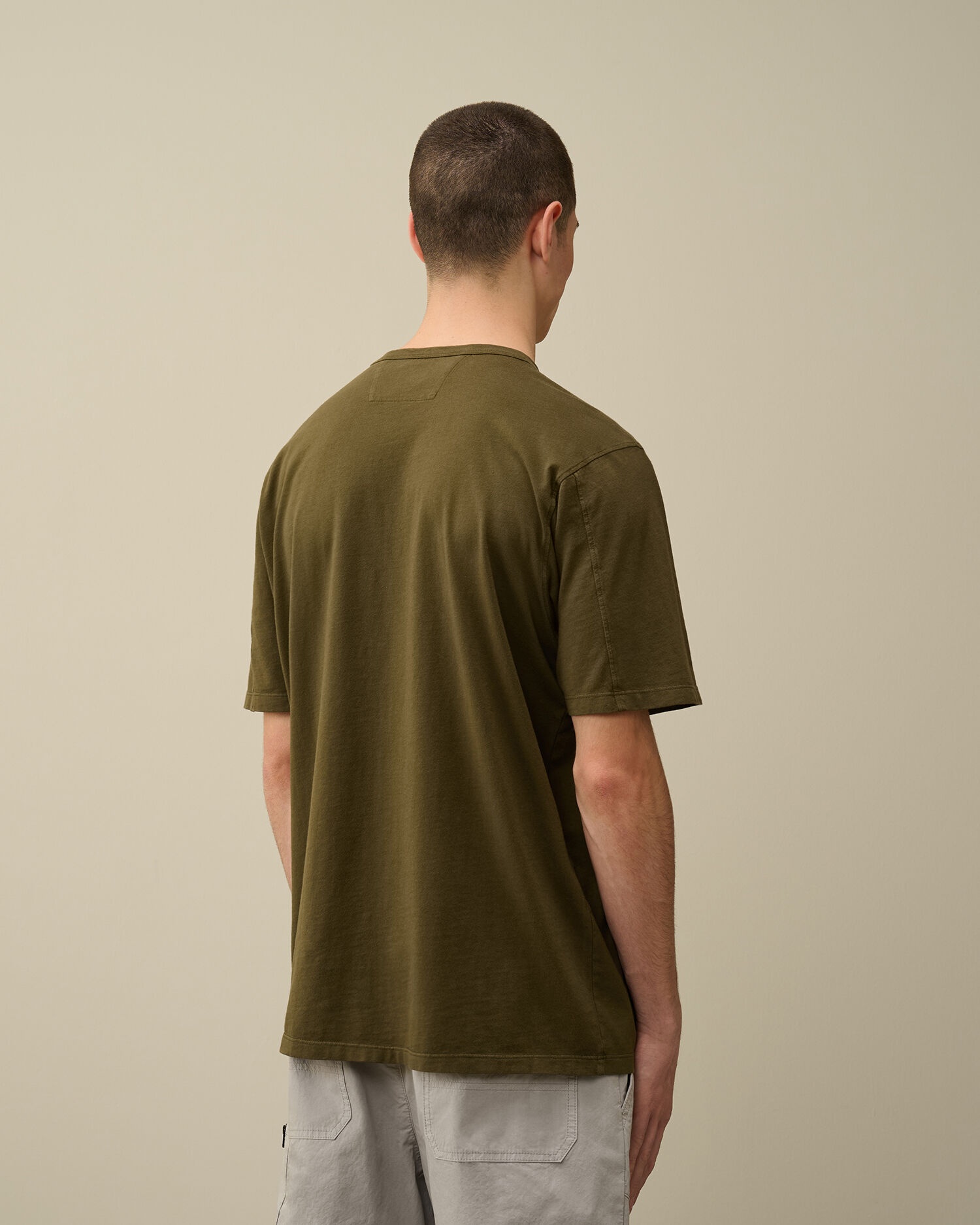 24/1 Jersey Garment Dyed Logo T-shirt - 3