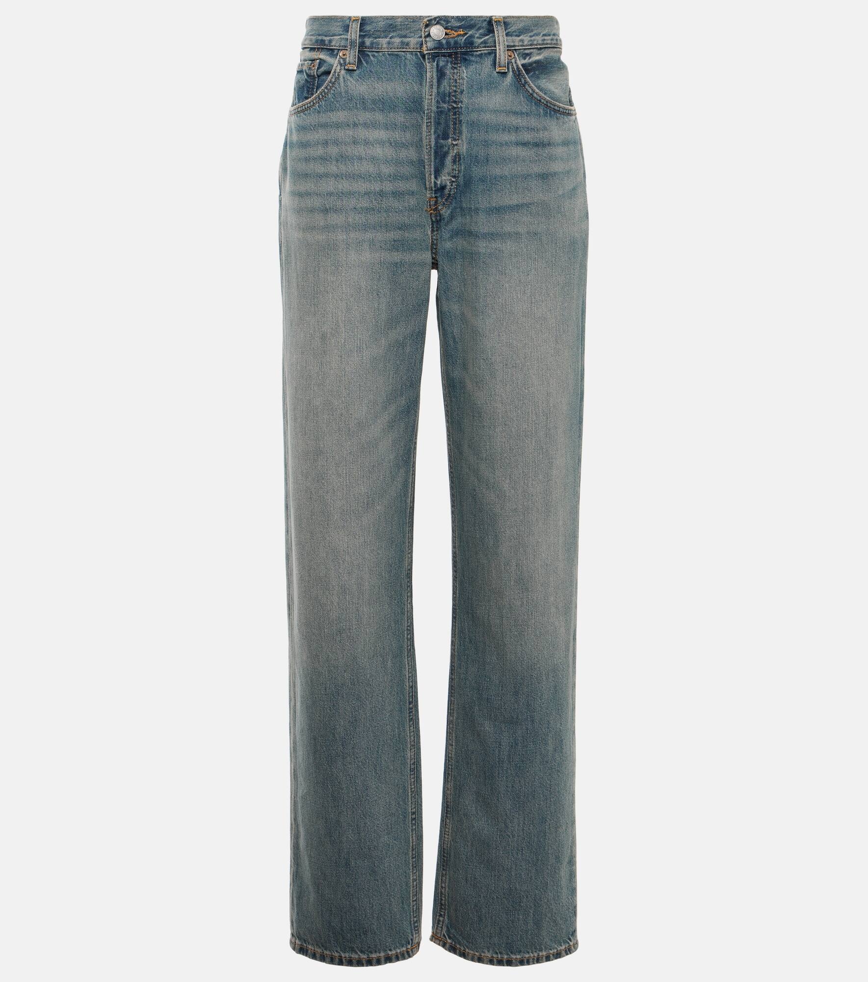 Low-rise wide-leg jeans - 1