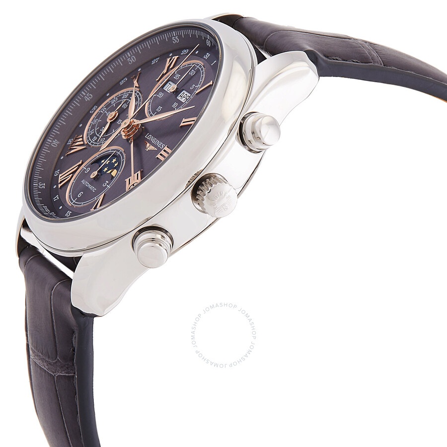 Longines Master Collection Chronograph GMT Automatic Moon Phase Men's Watch L2.673.4.61.2 - 2