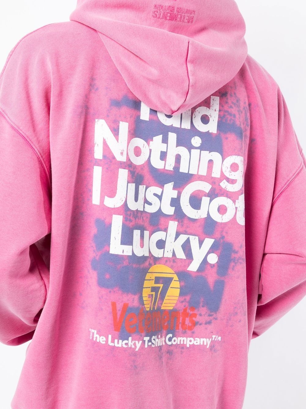 I Got Lucky long-sleeve hoodie - 6