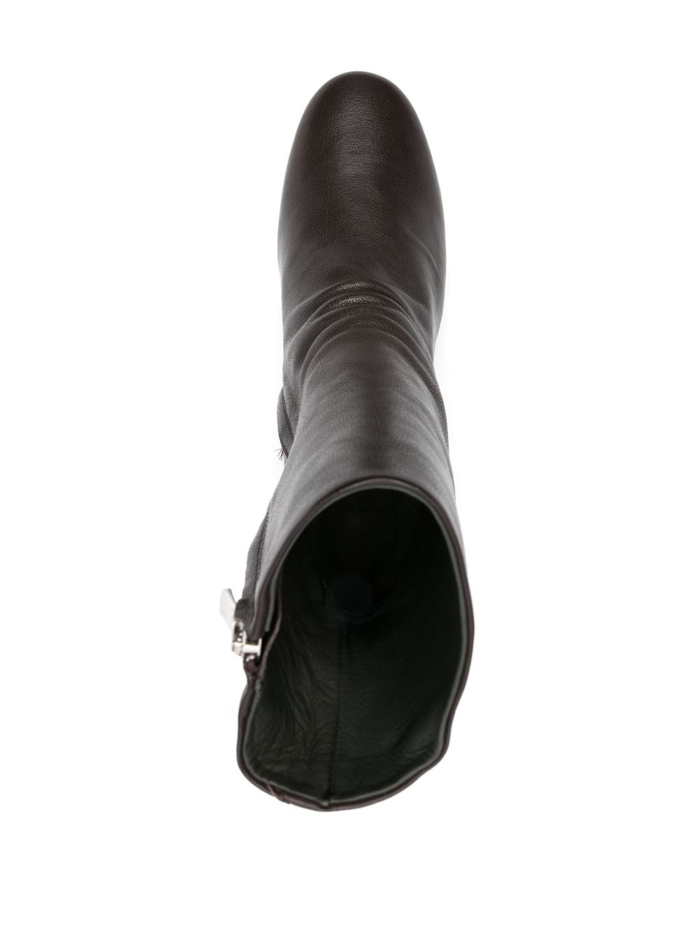 55mm leather ankle boots - 4