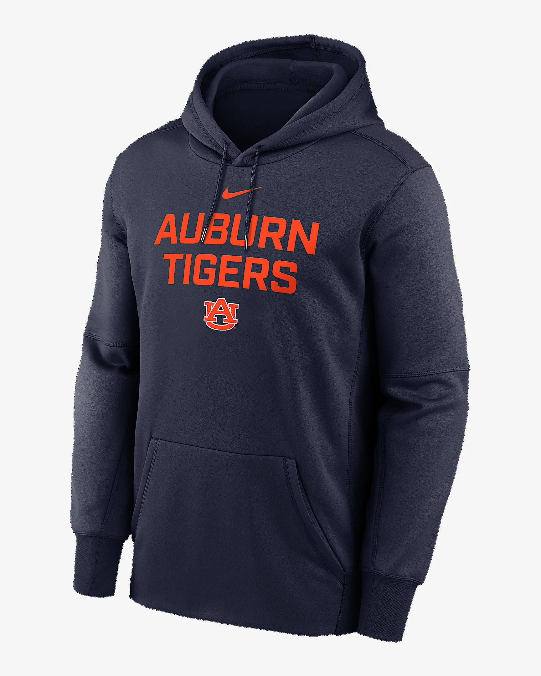 Auburn Team Stacked Men’s Nike Therma College Pullover Hoodie - 1
