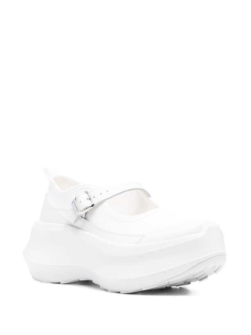 Comme Des Garçons panelled sneakers outlook