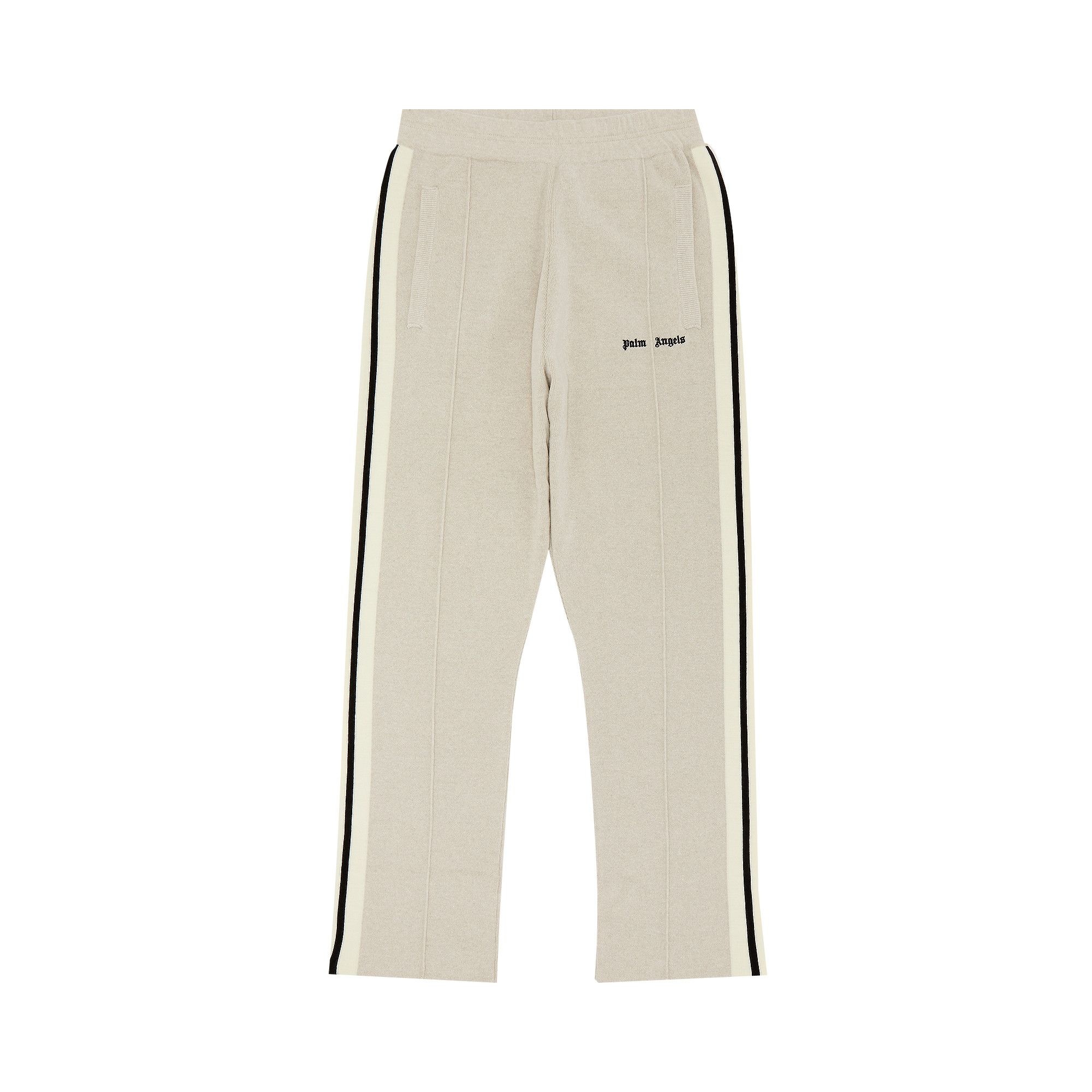Palm Angels Palm Angels Classic Logo Knit Track Pants 'Light Beige