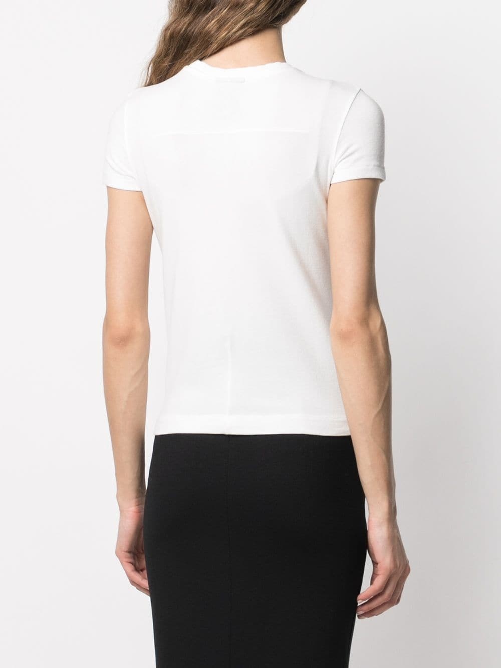 stretch crewneck T-shirt - 4