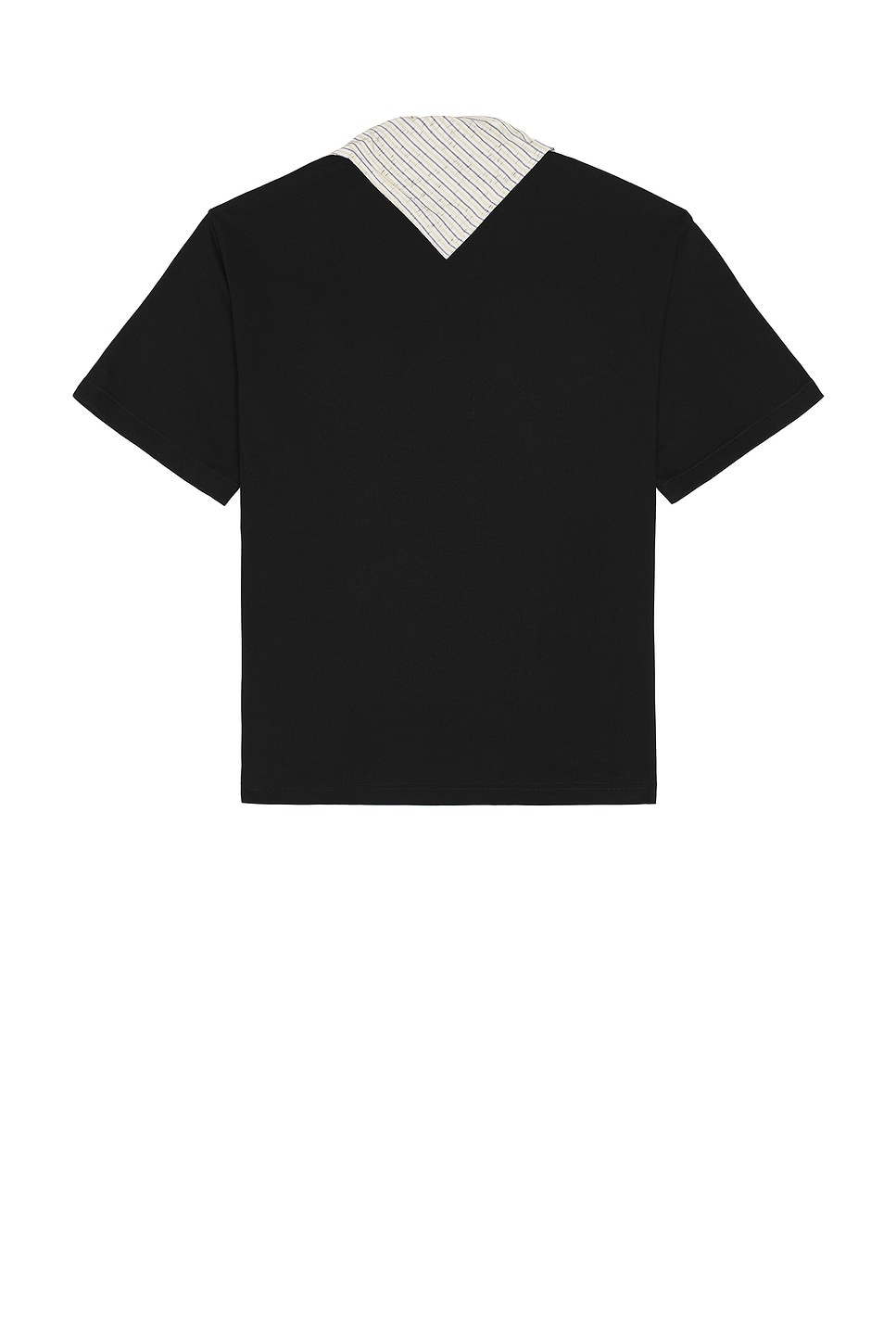 Pima Cotton Jersey Foulard Collar Tee - 2