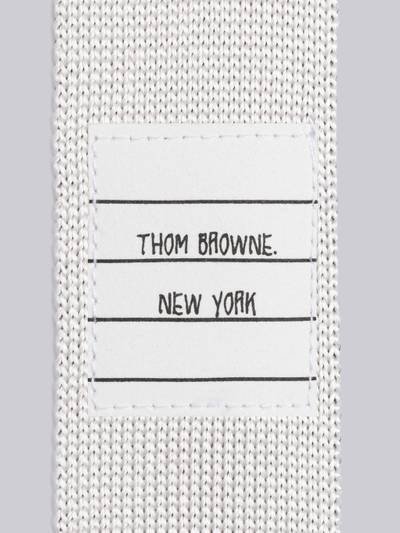 Thom Browne Hector Icon Silk Jacquard 4-Bar Knit Tie outlook