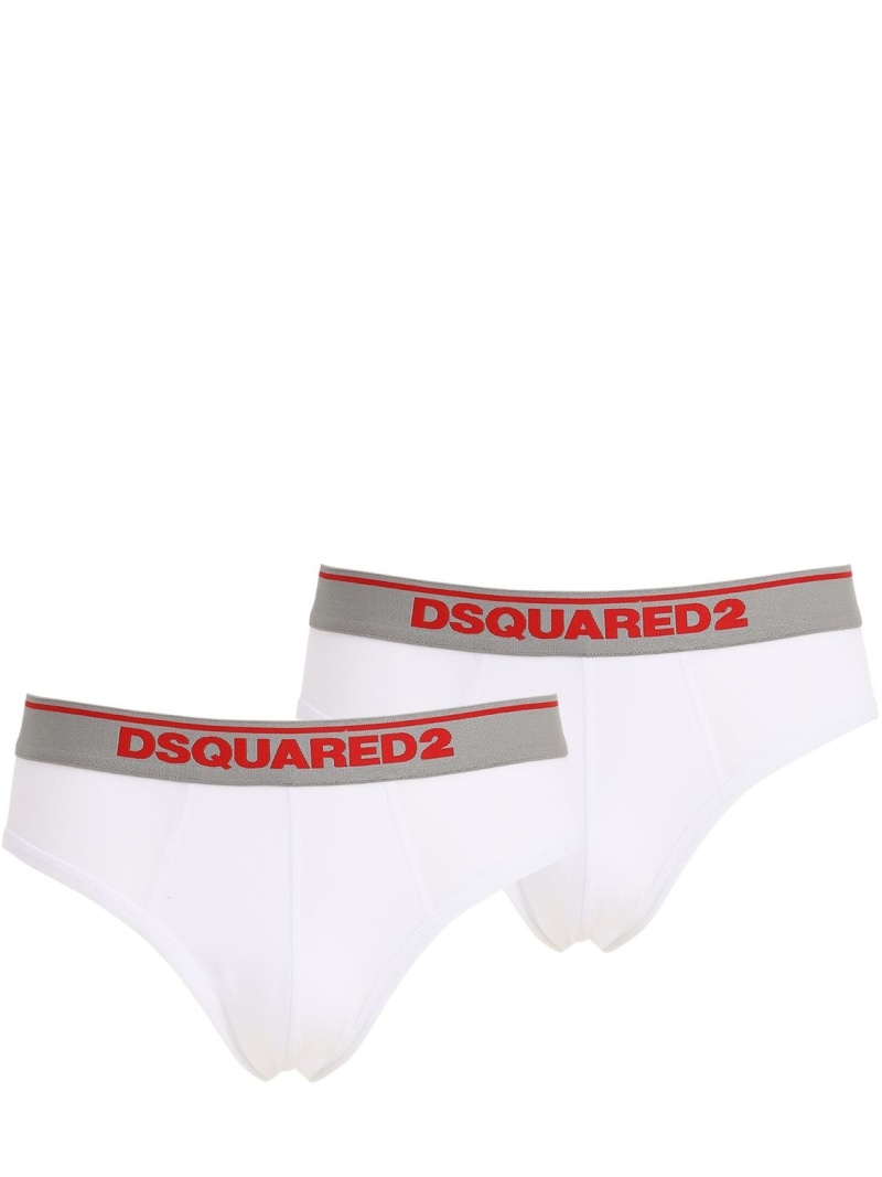 Pack of 2 logo modal jersey briefs - 1