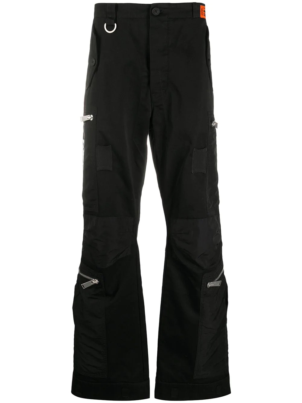 zip-pocket cargo trousers - 1