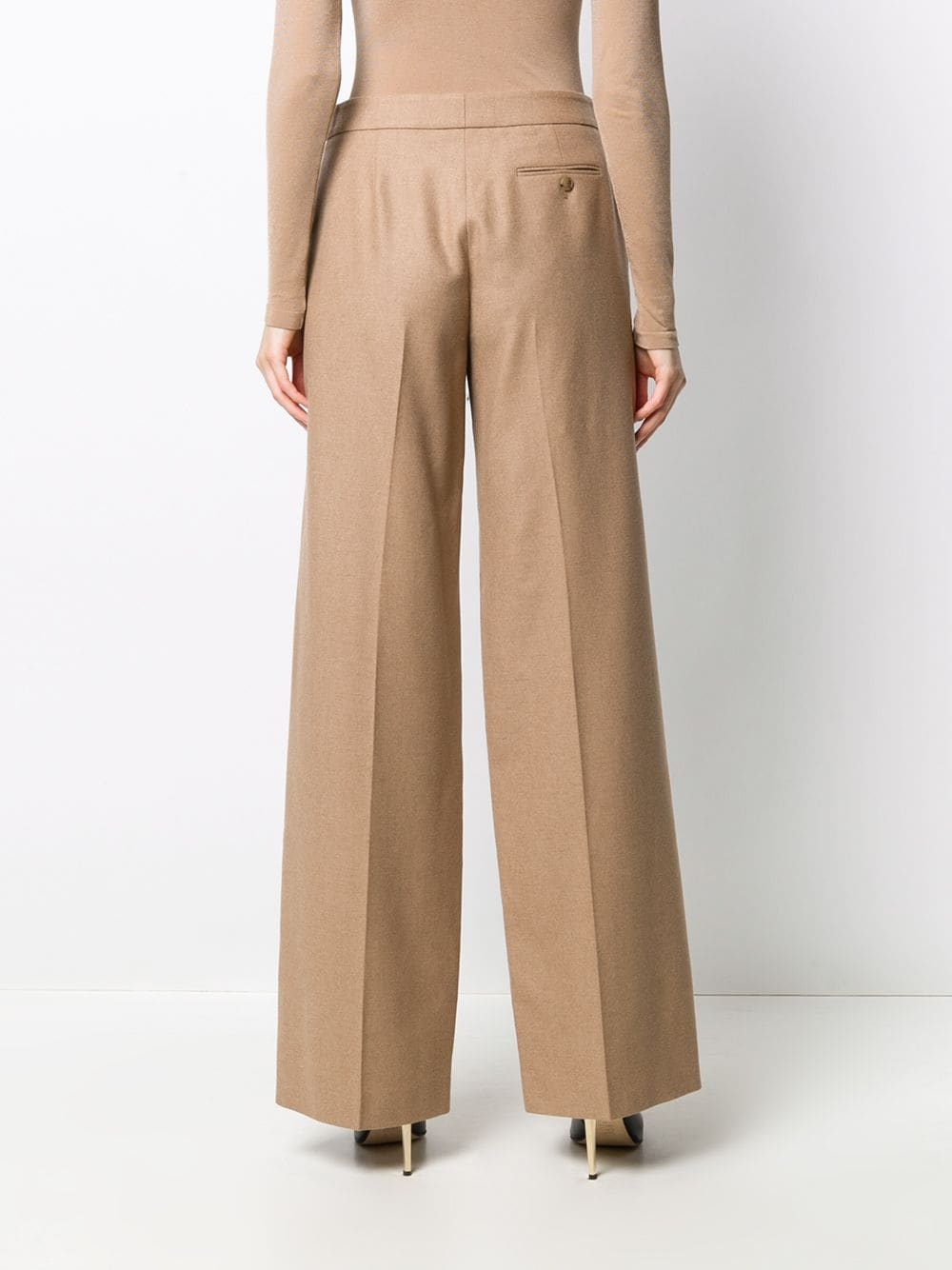 tailored wide-leg trousers - 4