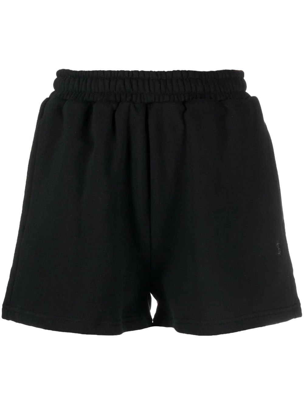 high-waist track shorts - 1