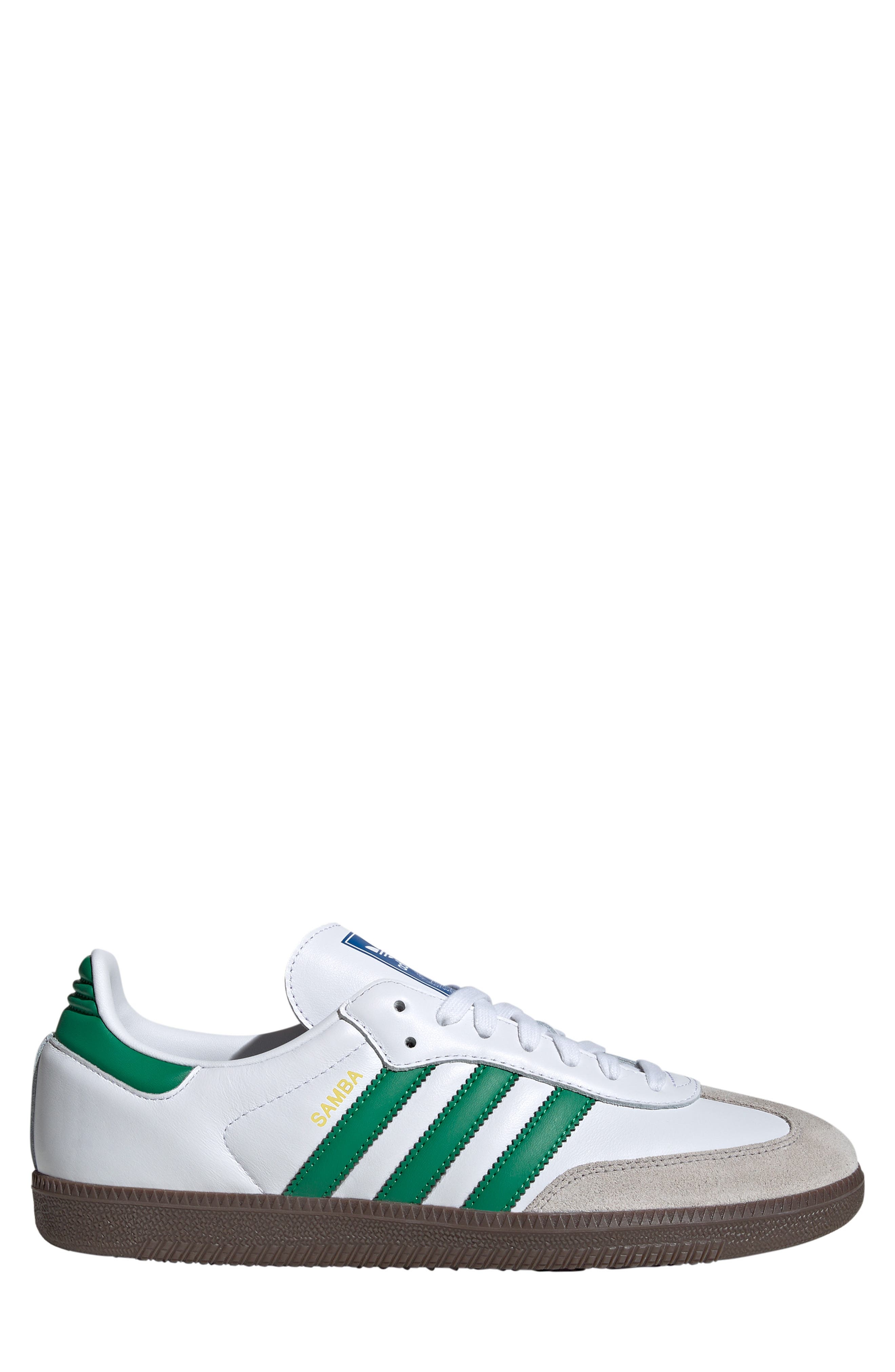 adidas Samba Sneaker in White/green/supplier Colour at Nordstrom - 3