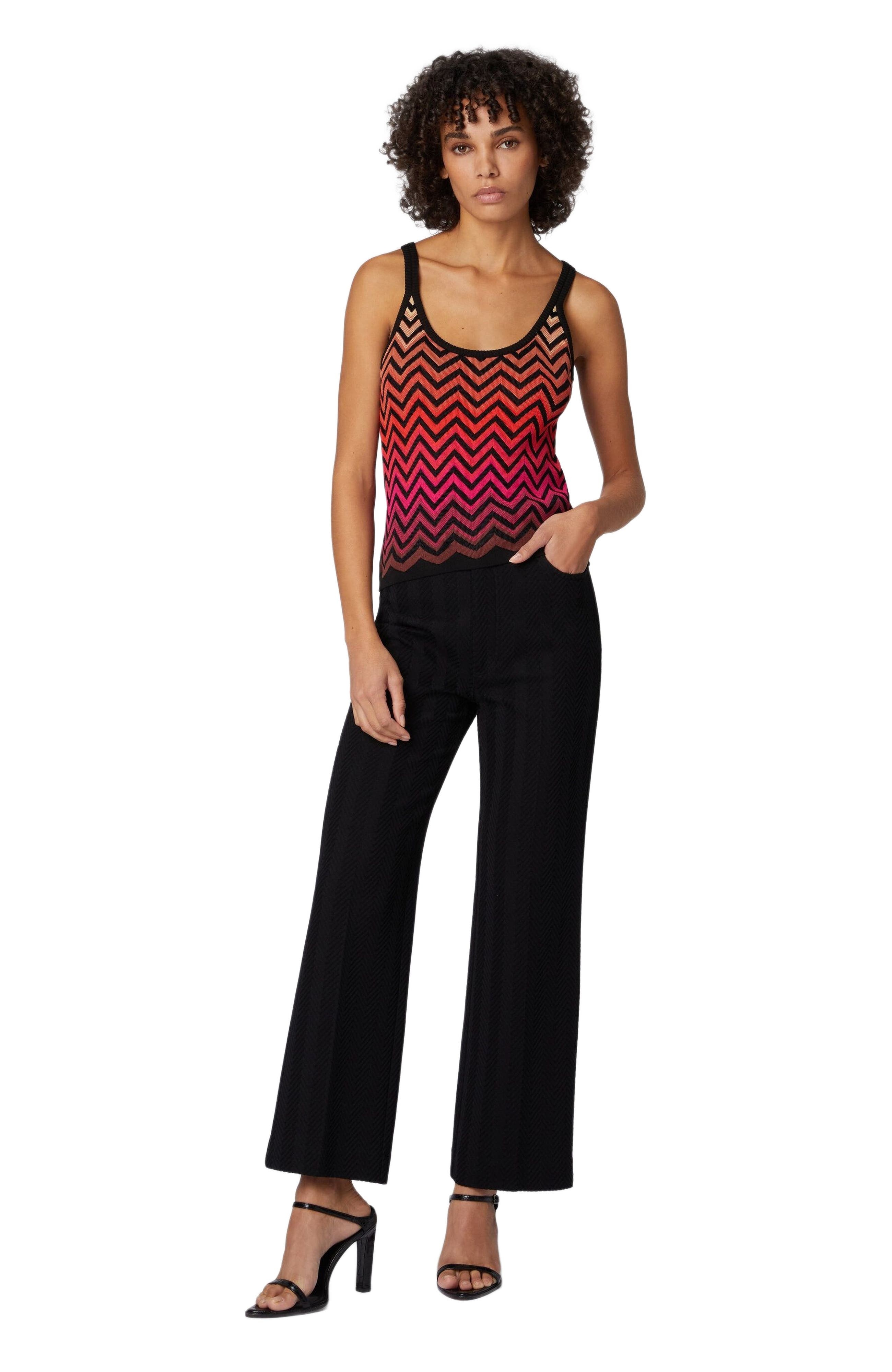Missoni Cotton And Viscose Chevron Dégradé Basket in Red Multicoloured at Nordstrom - 7