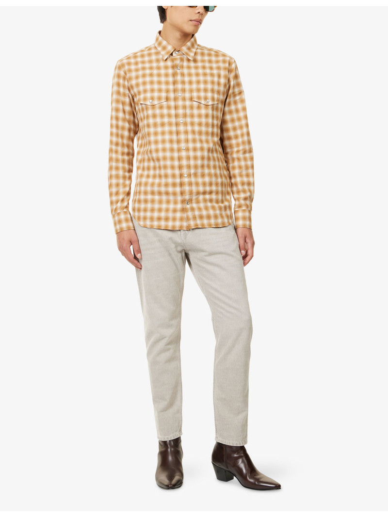 TOM FORD Western Checked Cotton Shirt outlook