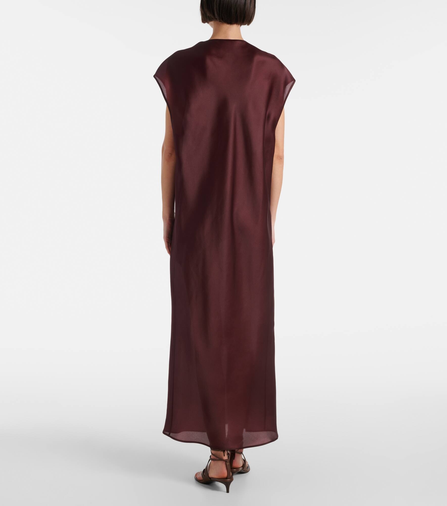 Darby silk maxi dress - 3