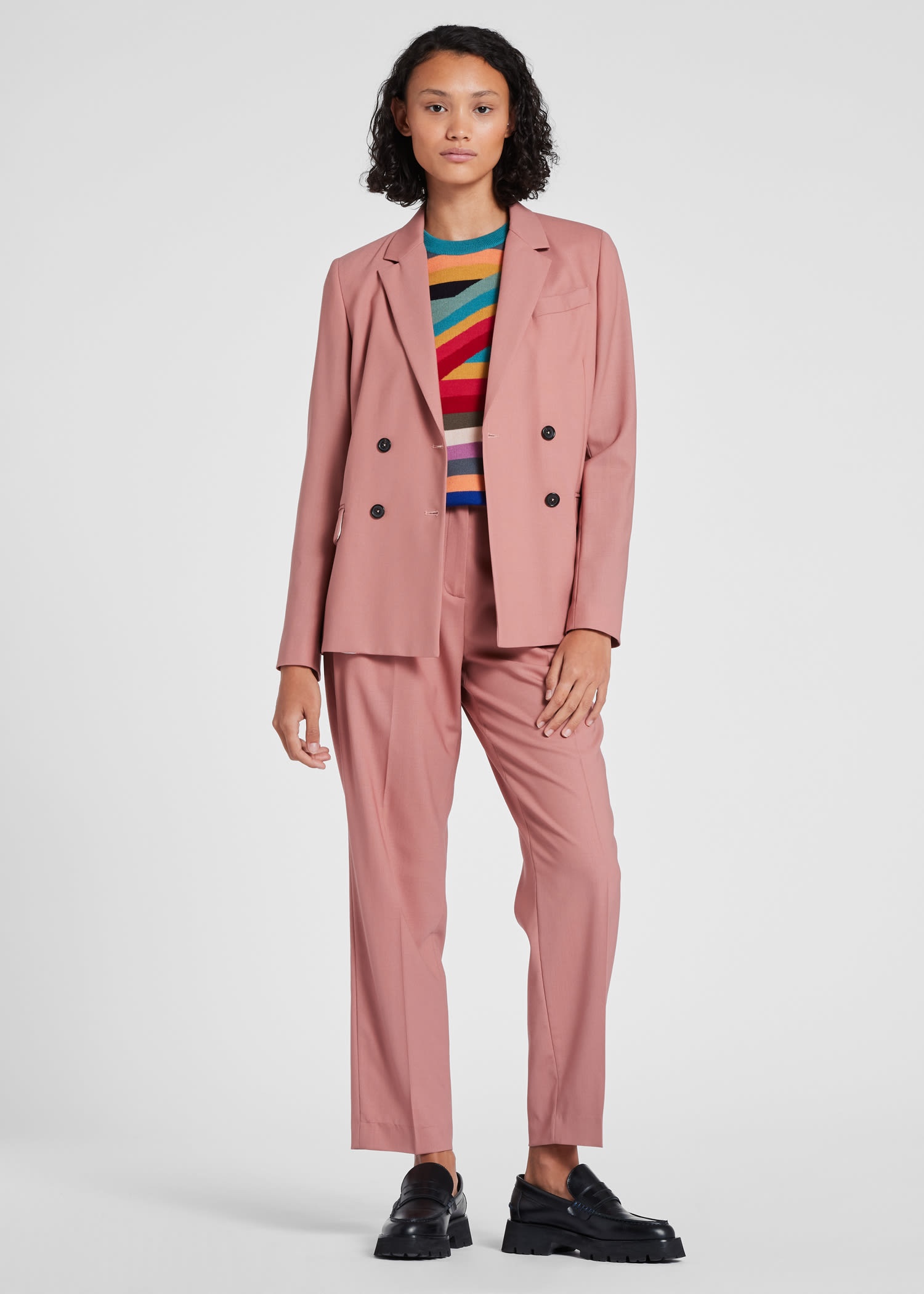 Wool-Hopsack Double-Breasted Blazer - 11
