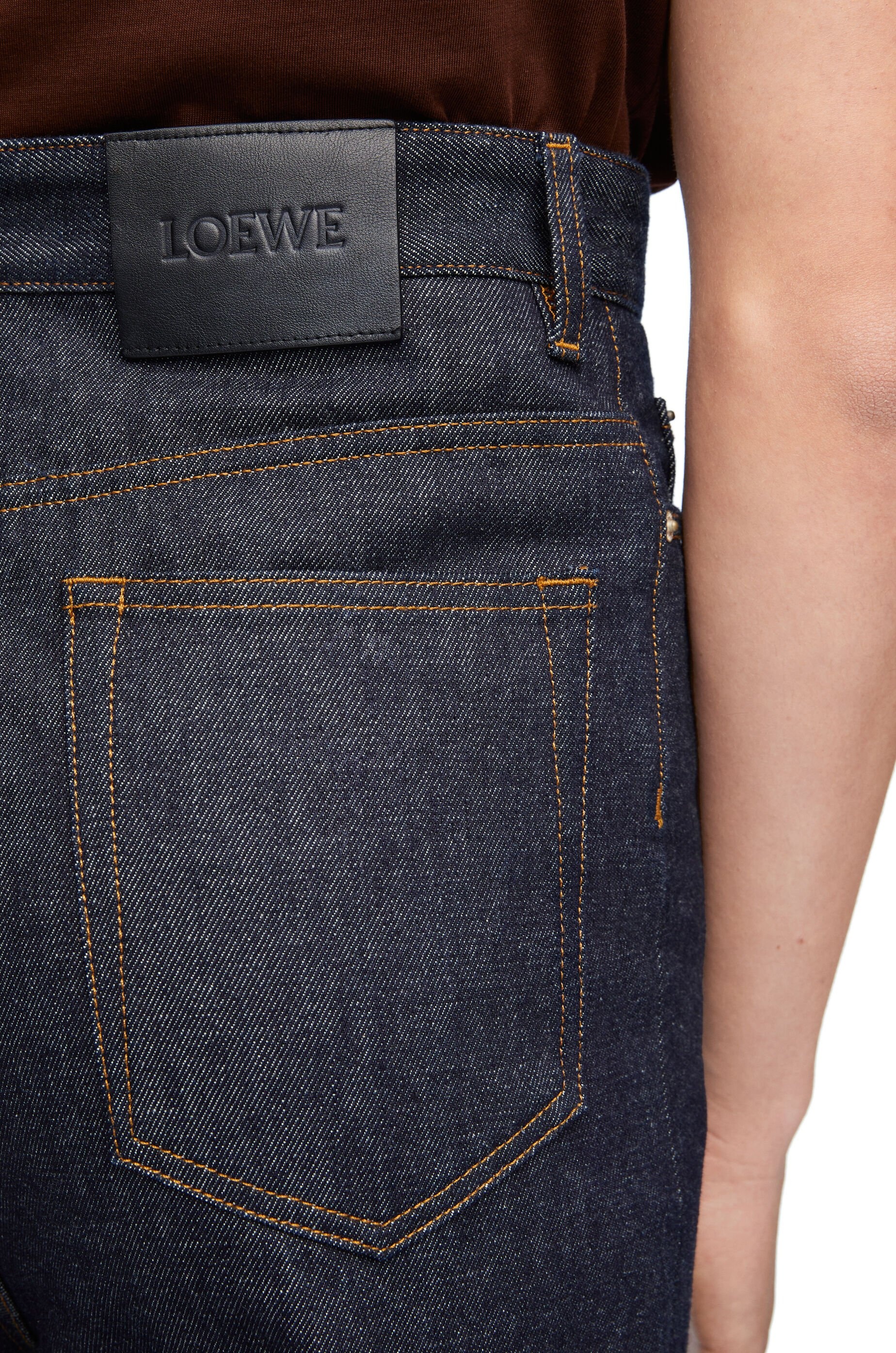 VIP【送料関税込】LOEWE HIGH WAISTED DENIM JEANS Loewe High waisted jeans in denim | REVERSIBLE