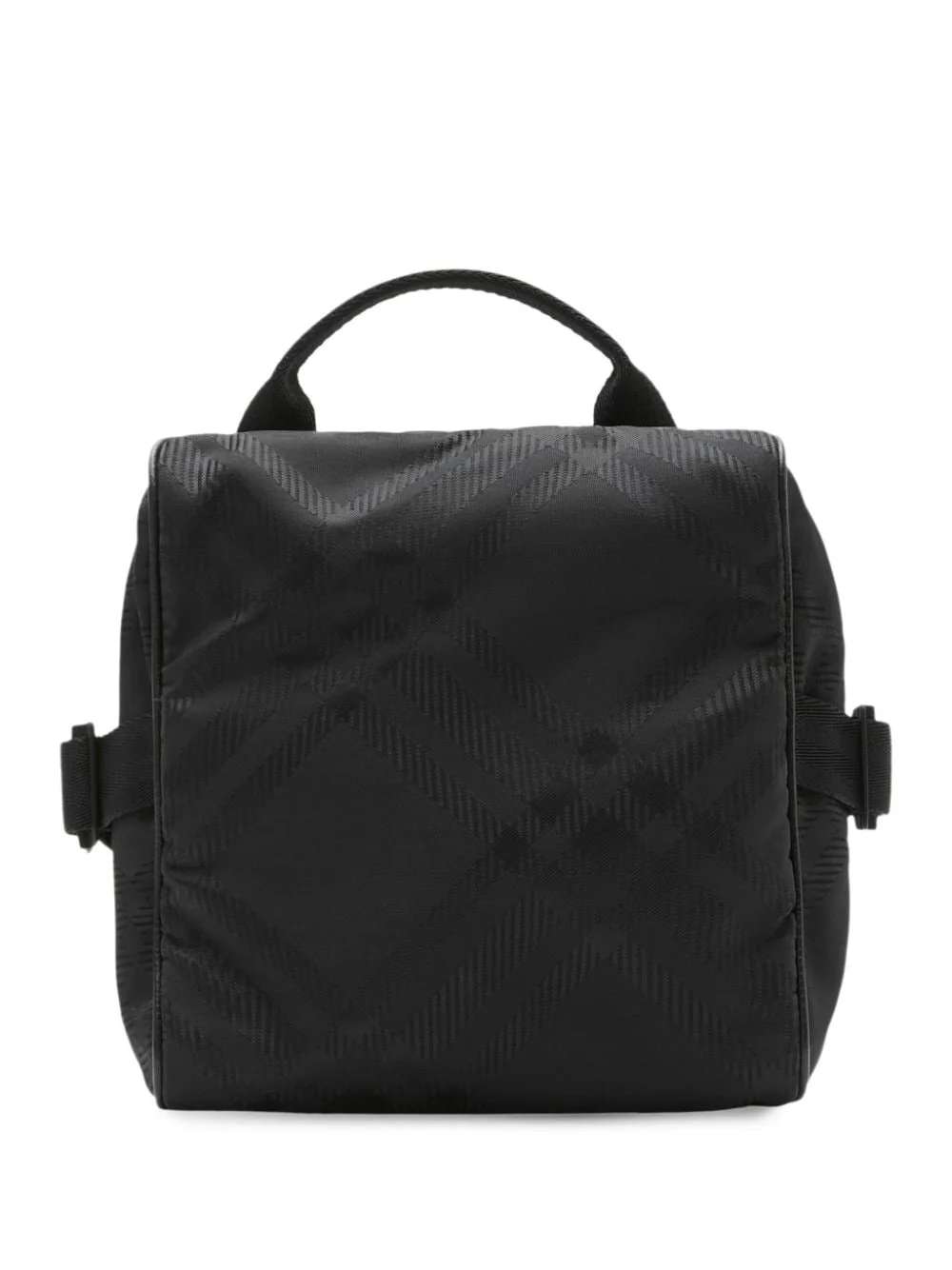 check-pattern zipped messenger bag - 1
