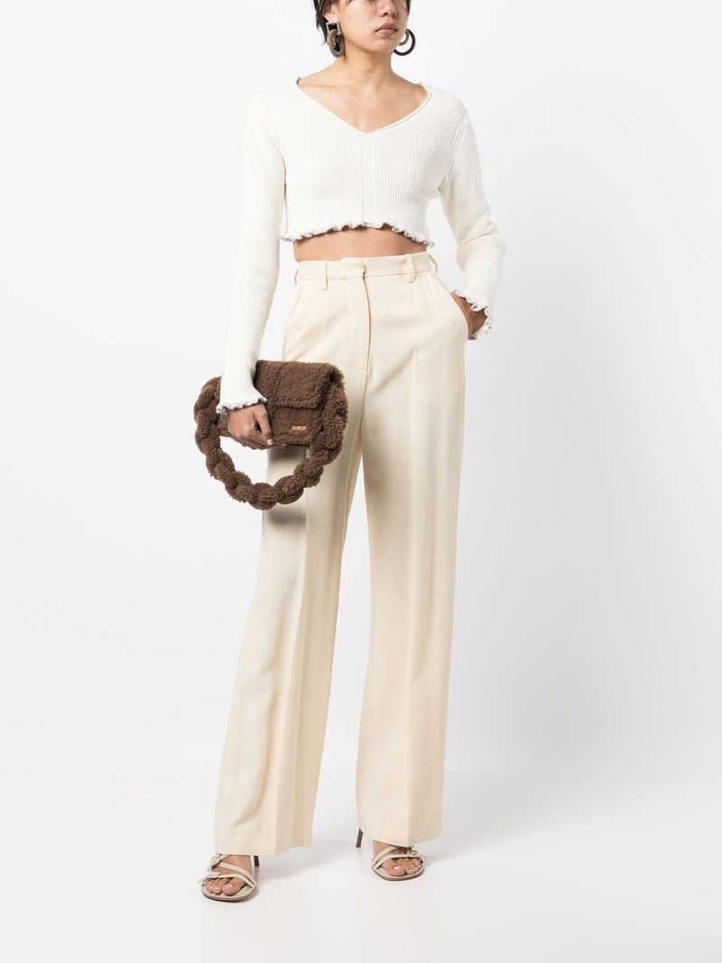 JACQUEMUS La maille Santon cropped jumper outlook