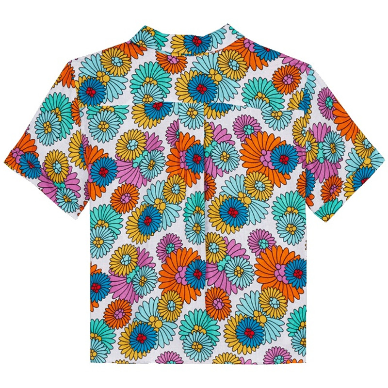 Vilebrequin Women Linen Shirt Marguerites outlook