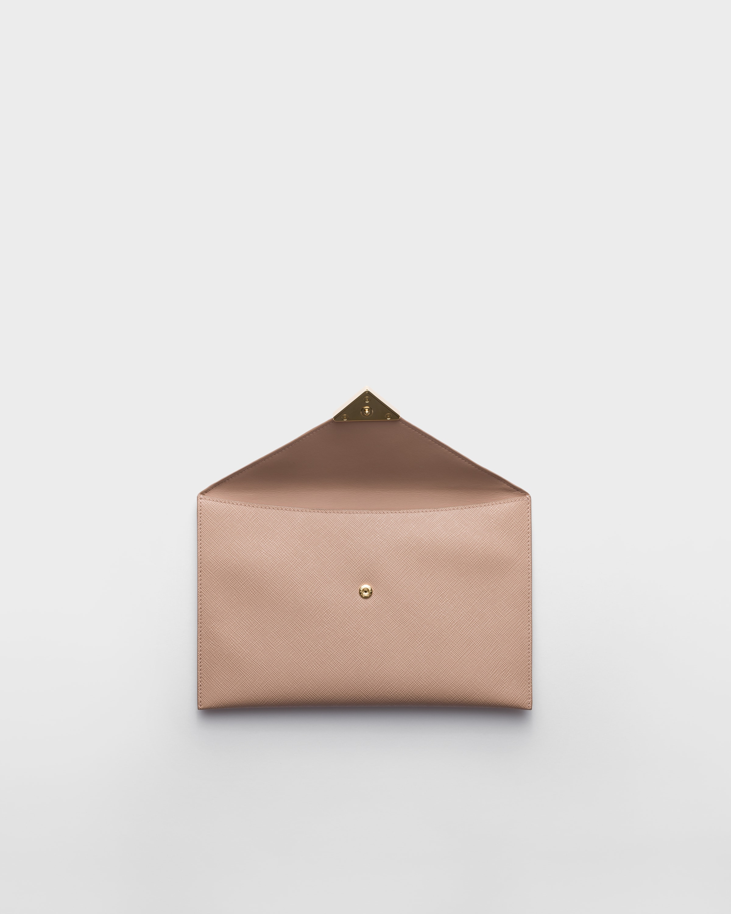 Saffiano leather envelope clutch - 2