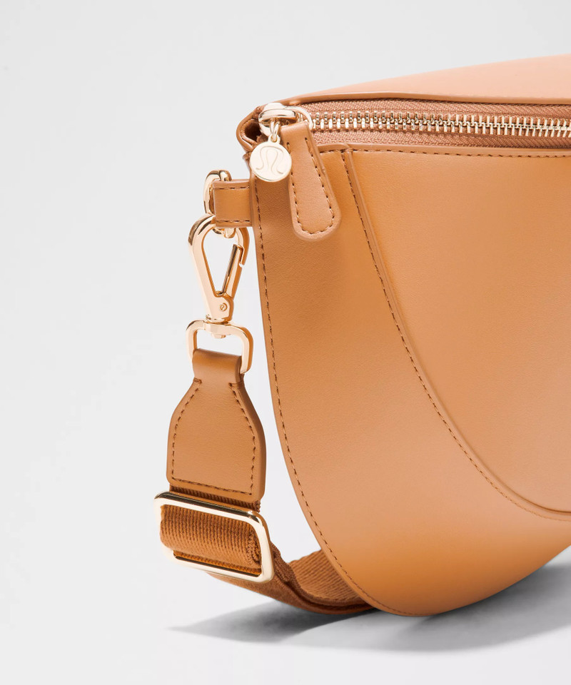 Leather Alternative Saddle Crossbody Bag 2L 5