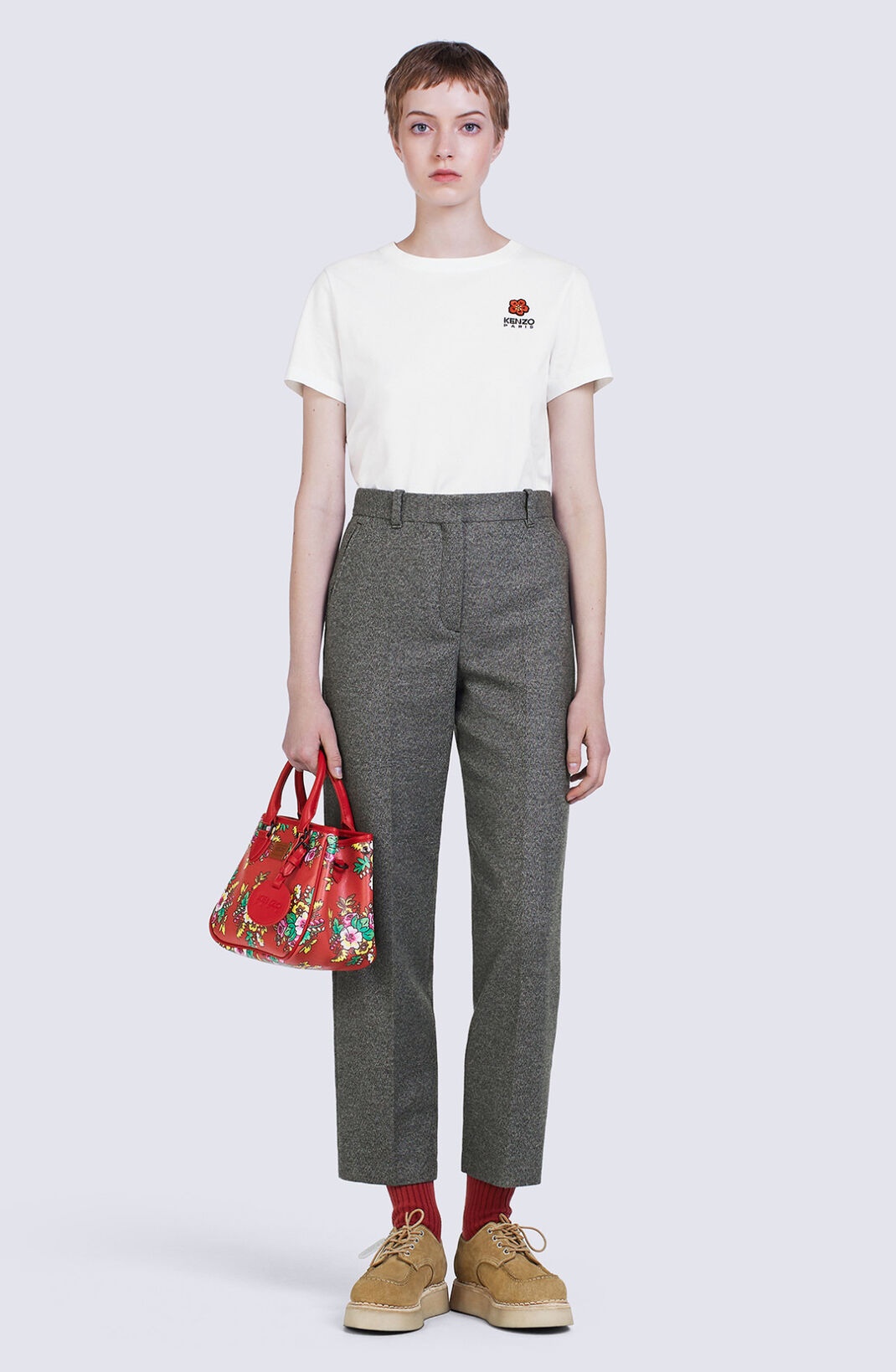 Cropped tailored trousers - 3