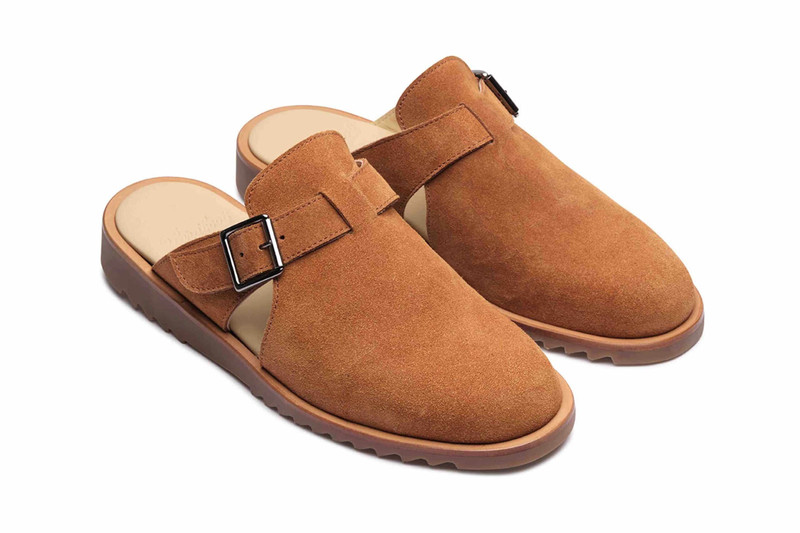 Athenes Velours Cognac - Rubber Sole 2