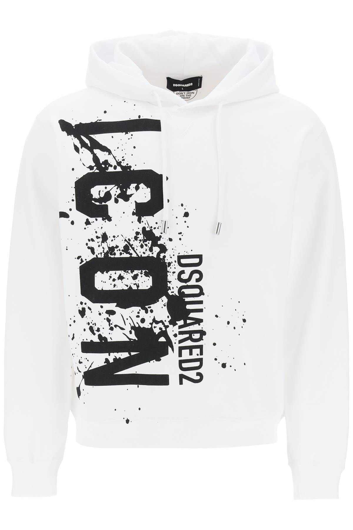 COOL FIT HOODIE WITH ICON SPLASH PRINT - 6