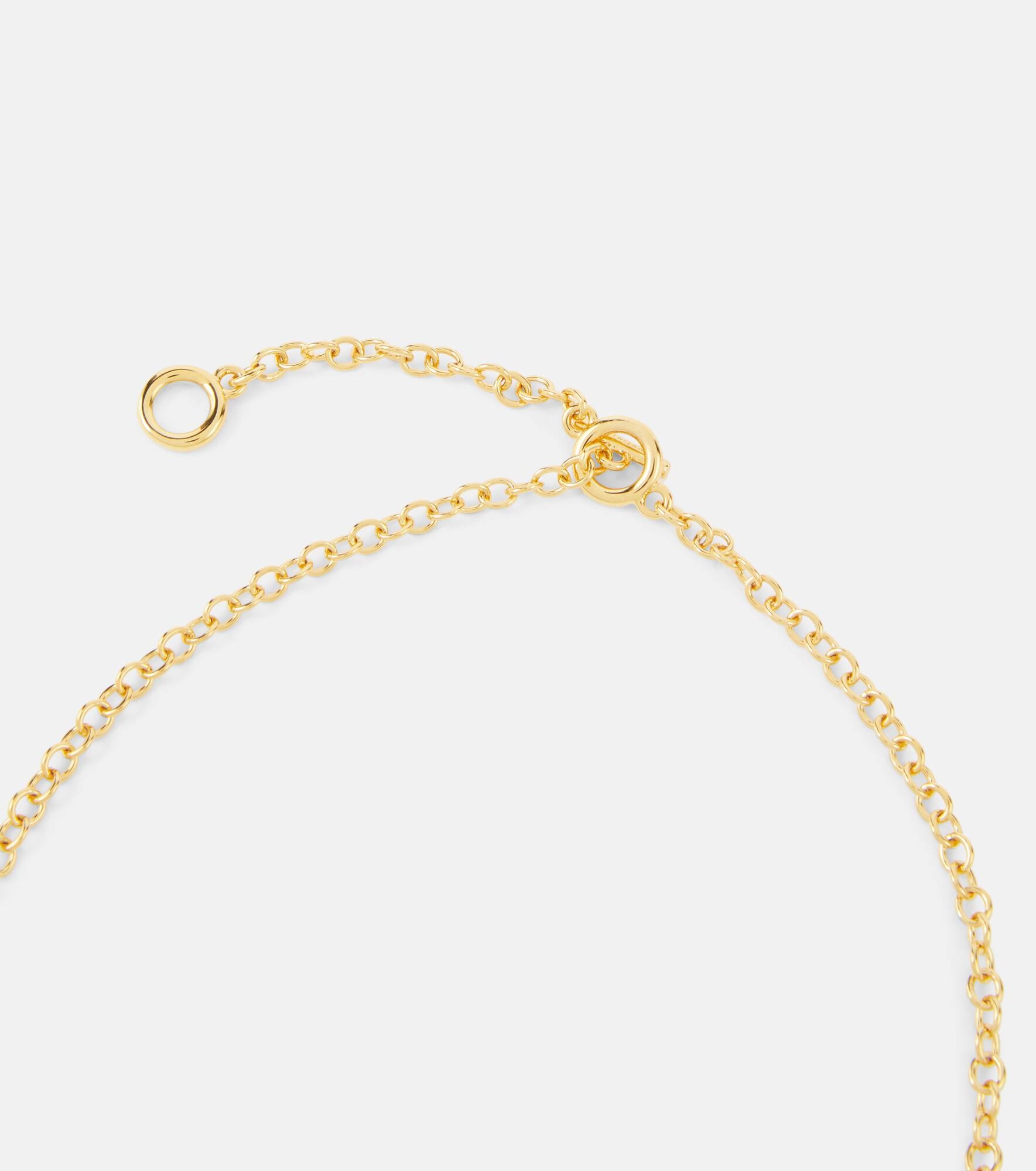 Bloom gold-plated chain necklace - 2