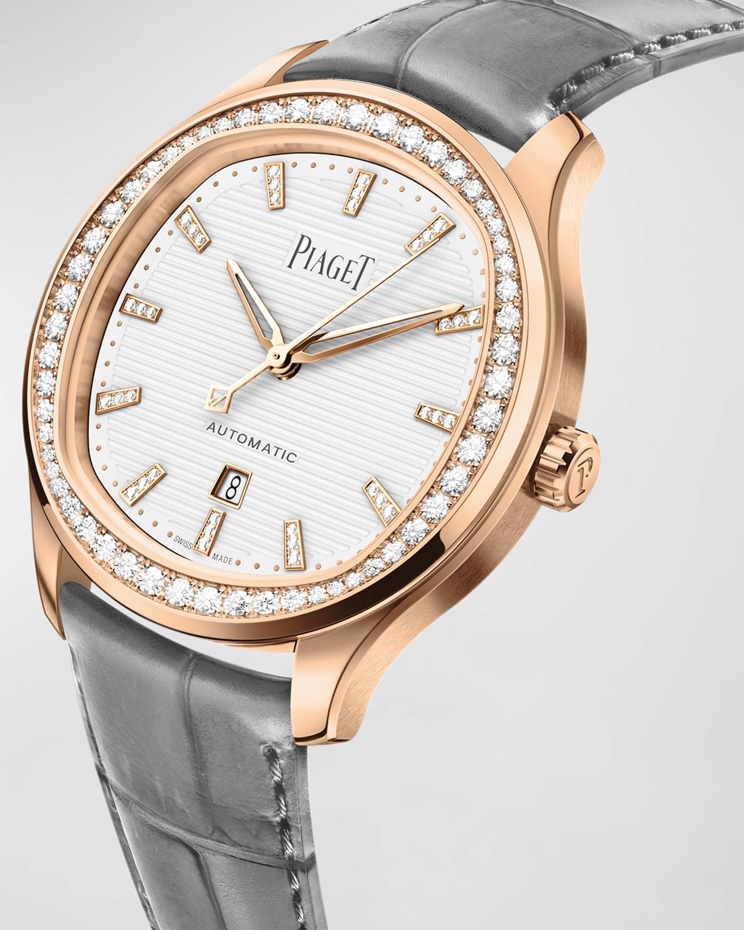 Polo 36mm 18K Rose Gold Diamond Auto Watch - 3