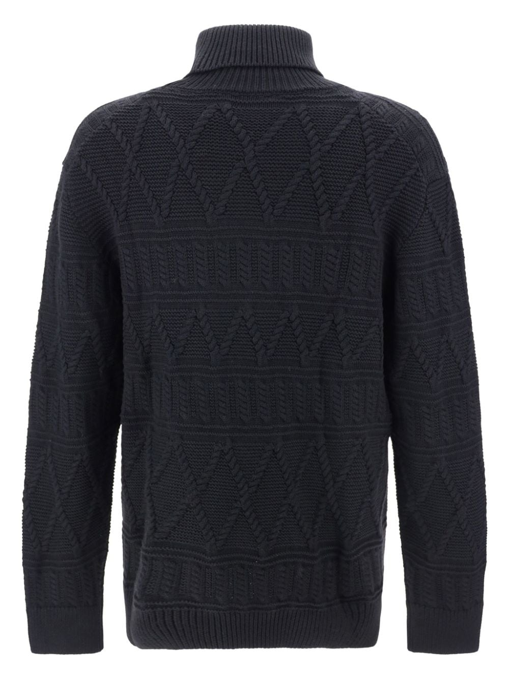 cable-knit jumper - 2