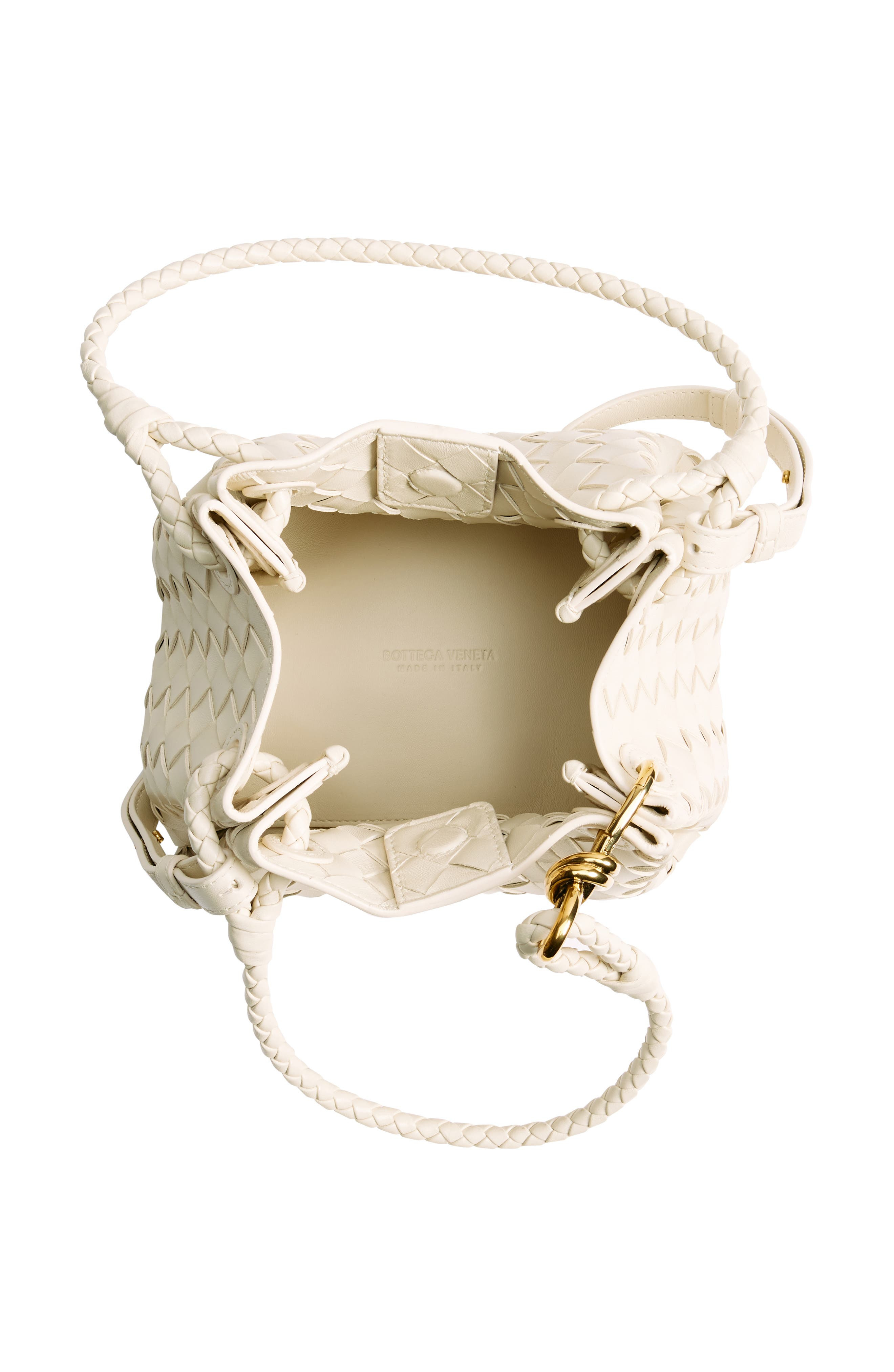 Small Andiamo Intrecciato Leather Crossbody Bag - 5