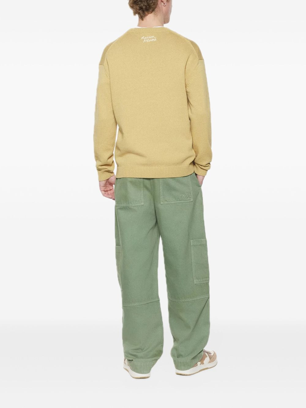 fox-intarsia wool sweater - 4