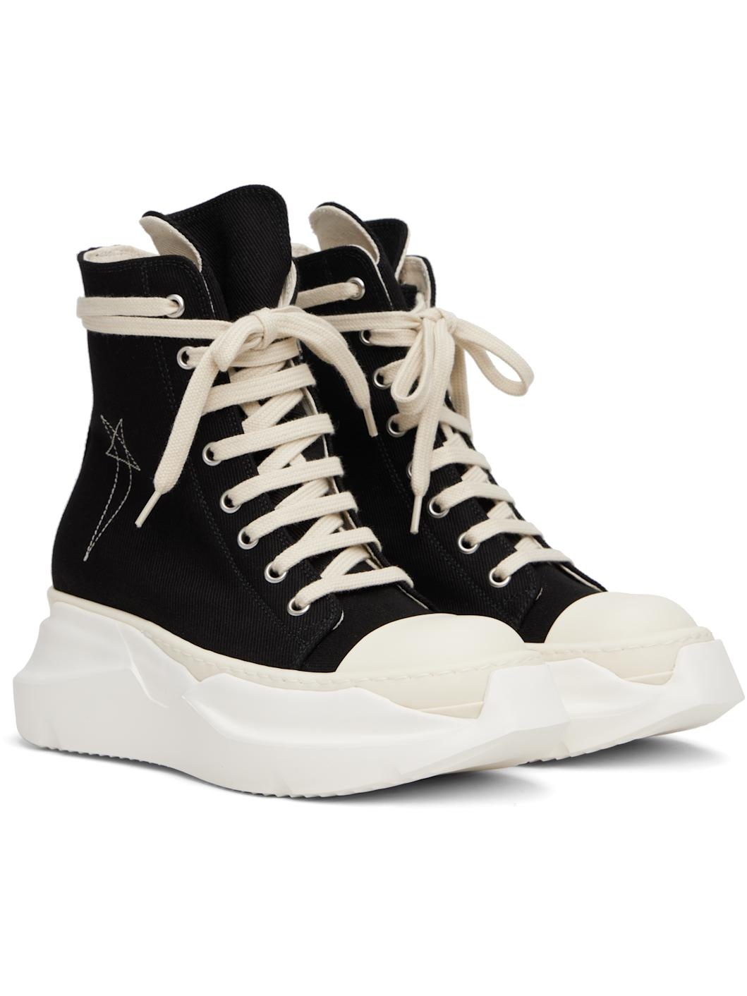 Black Hollywood Abstract Sneak Sneakers - 4
