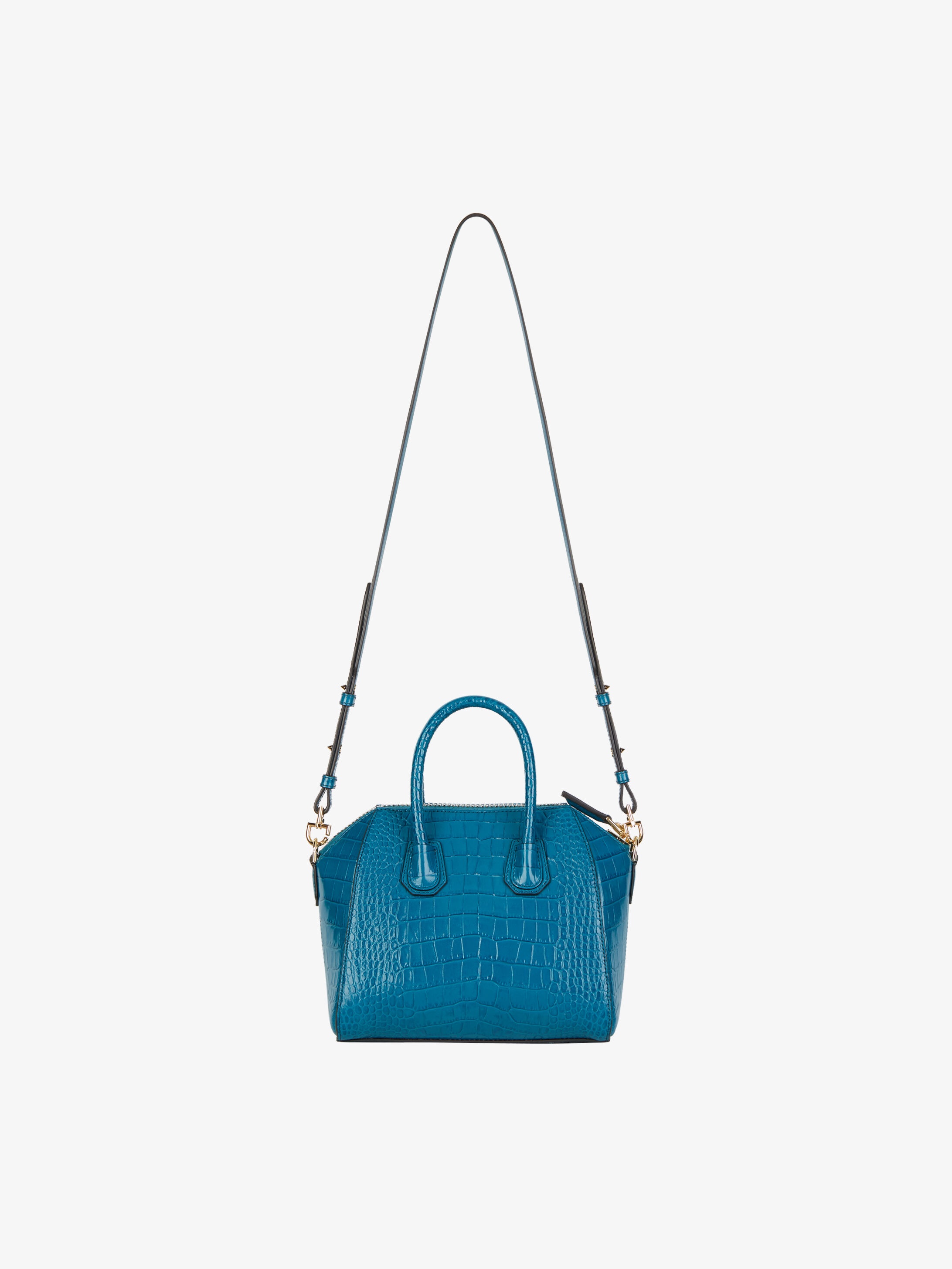 Mini Antigona bag in crocodile effect leather - 4