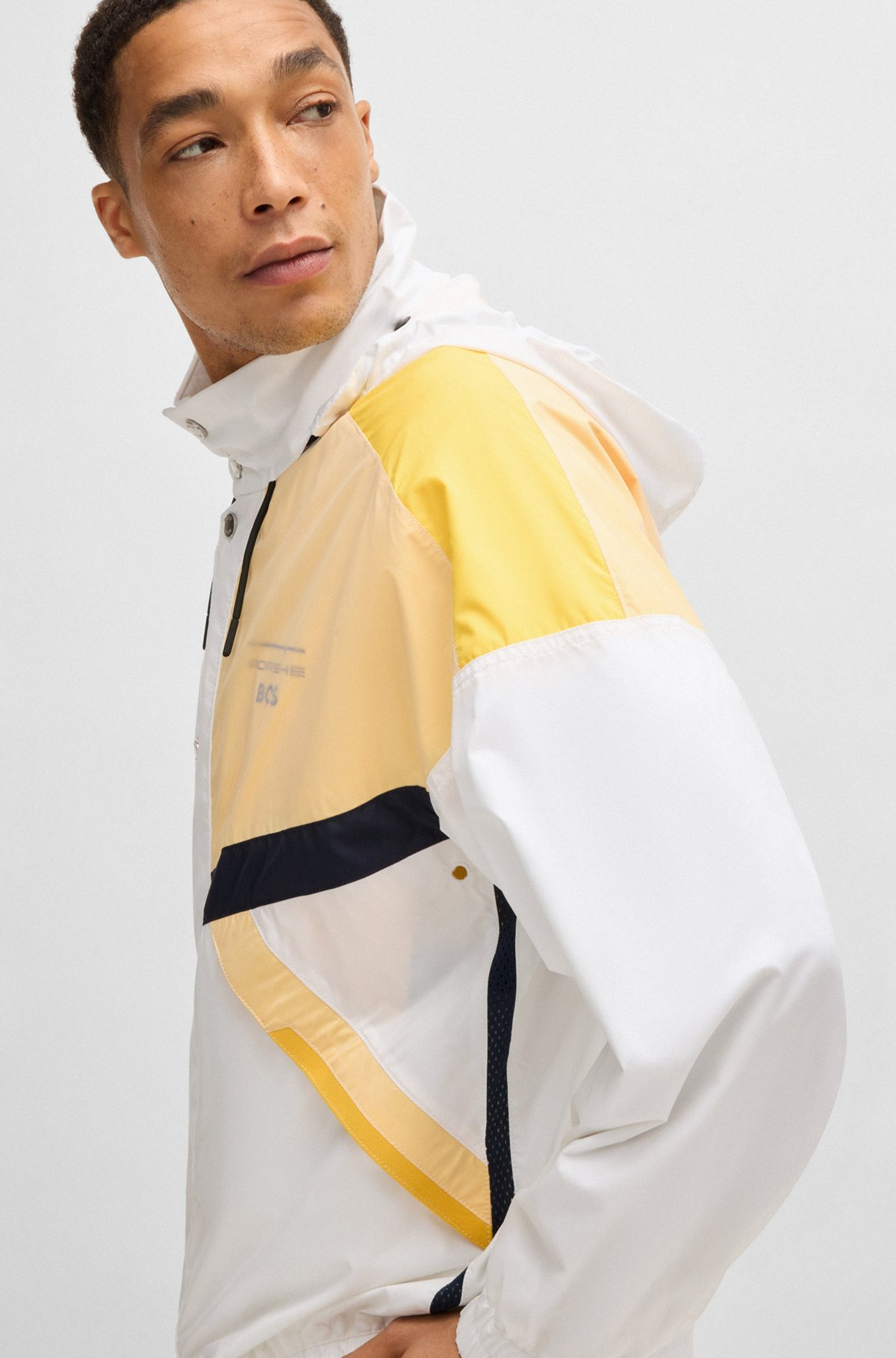 PORSCHE X BOSS WATER-REPELLENT JACKET WITH COLOR-BLOCKING - 6