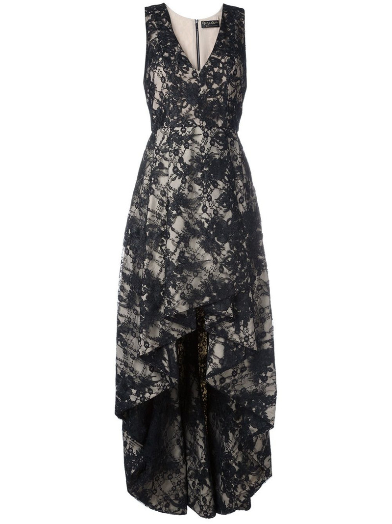 v neck high low dress 1