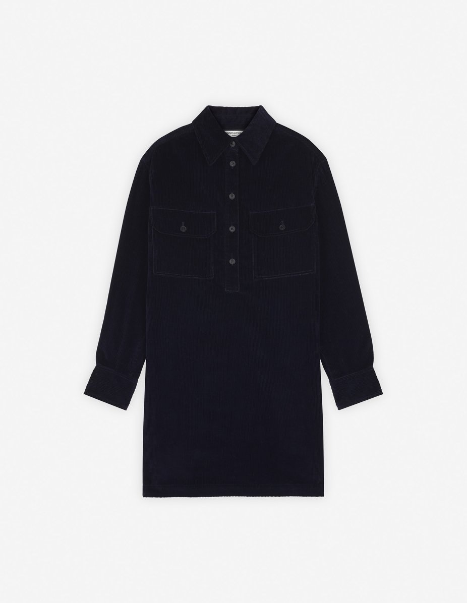 DOUBLE POCKET MINI DRESS - 1