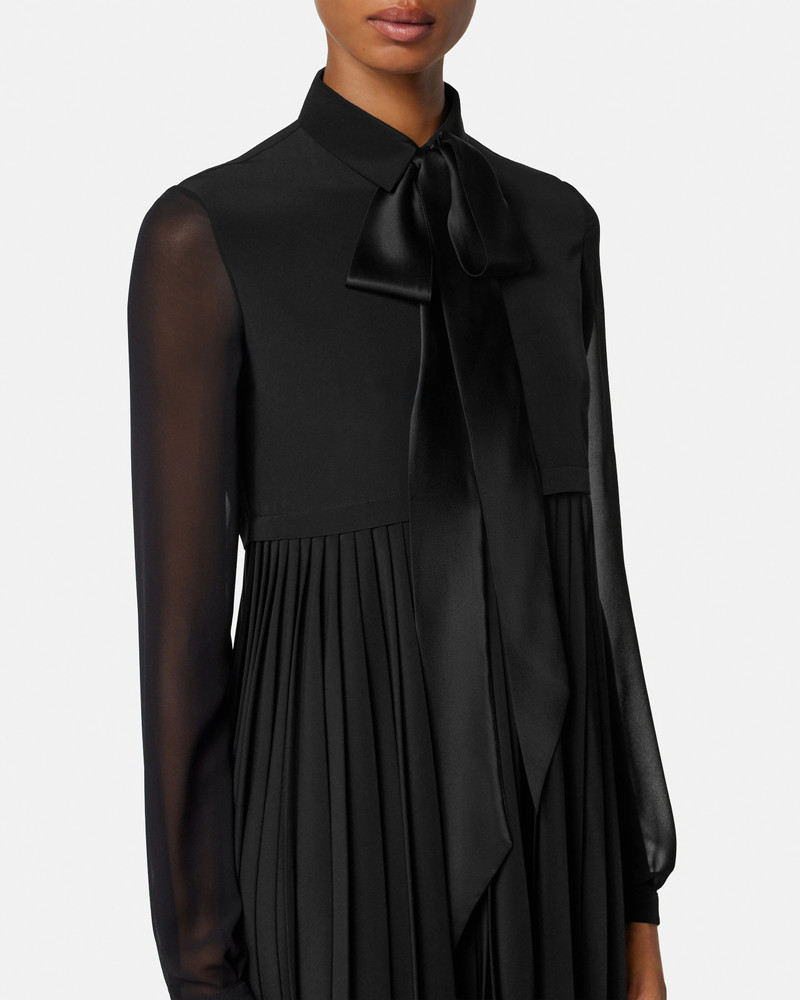 Crêpe de Chine Lavallière Mini Dress 3
