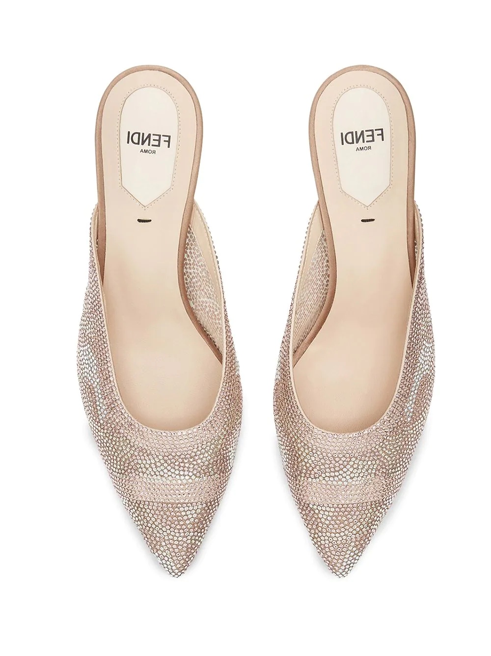 slip-on pointed mules - 4