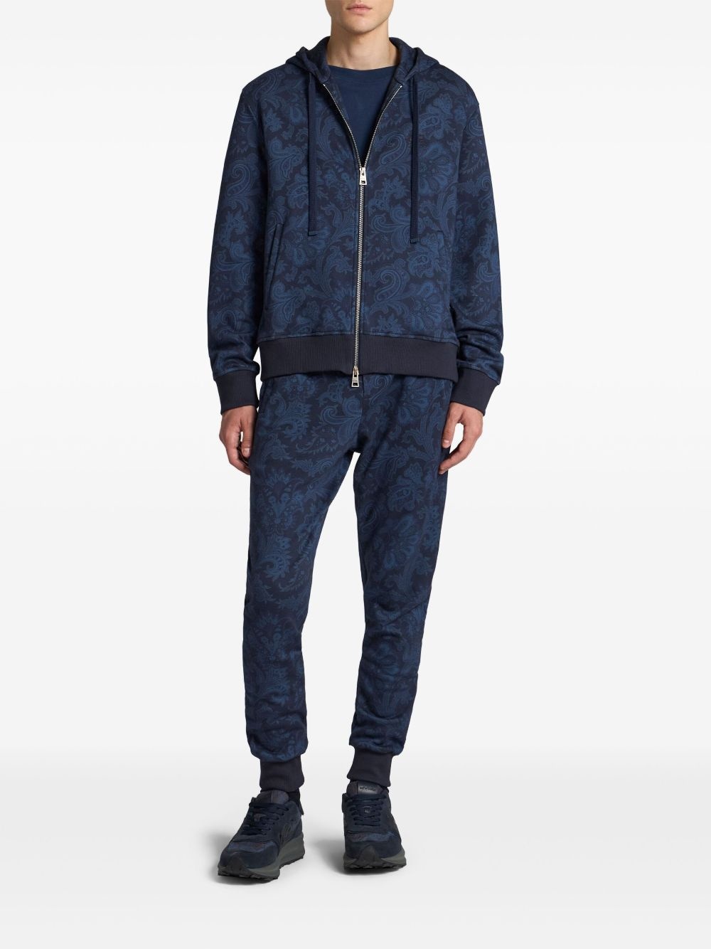 paisley-print hoodie - 2