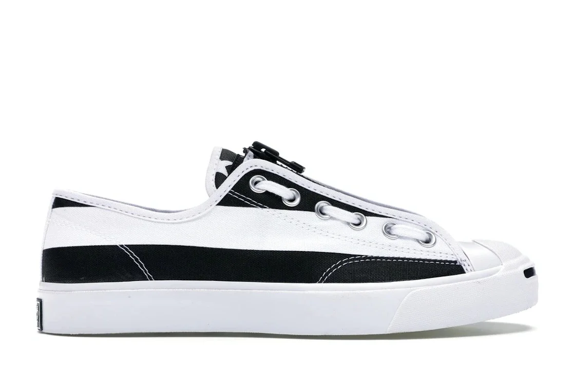 Converse Jack Purcell Zip Ox TakahiroMiyashita TheSoloist White Black - 1