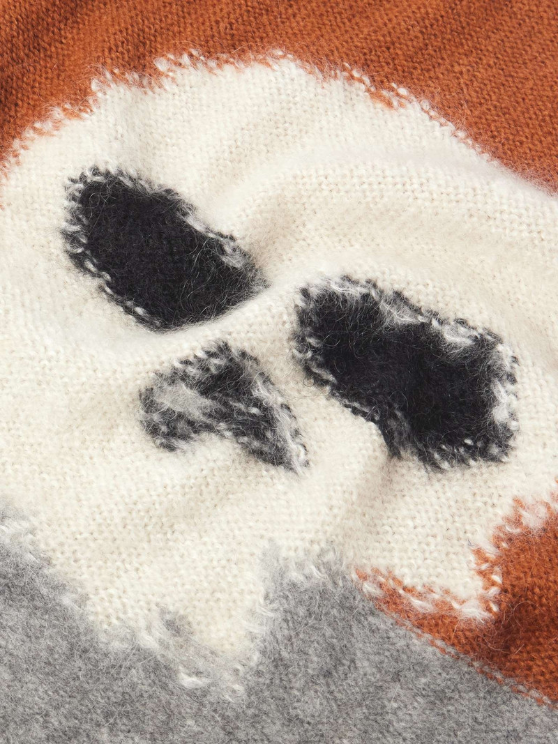 컬러 블럭 브러쉬 Intarsia-Knit 스웨터 4