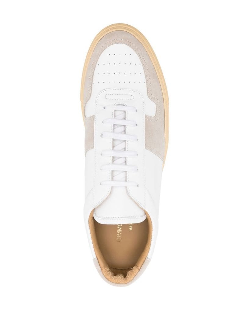 BBall low-top leather sneakers - 4